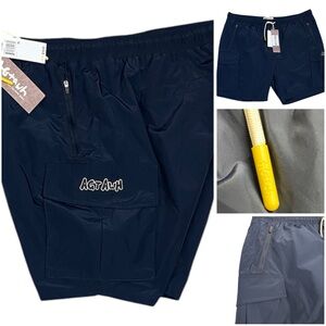 AGTAWH Classic Polyester Shorts Activewear Performance Blue Brand New Small